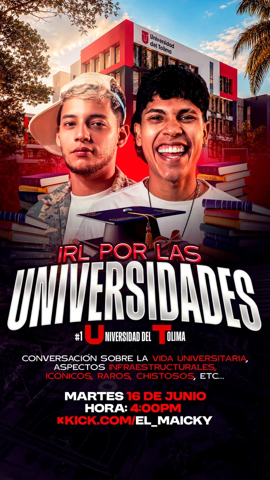 Flyer IRL por las universidades